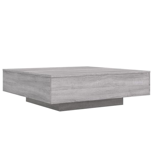 vidaXL Coffee Table Grey sonoma Engineered wood Coffee Table Square