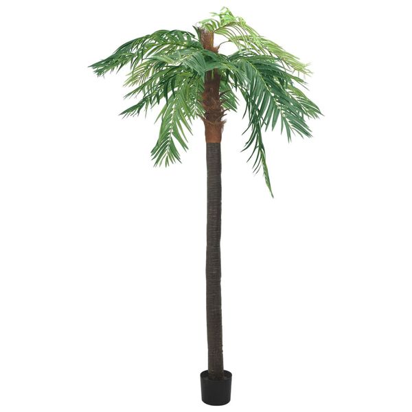 vidaXL Artificial Phoenix Palm Green Plastic 120.1 in Decorative Inlays