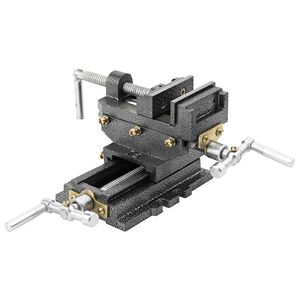 vidaXL Manually Operated Cross Slide Drill Press Vice 2.76 "