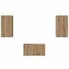 vidaXL TV Cabinet Set 3 pcs artisan oak 23.6" x 11.8" x 11.8