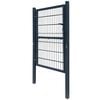 vidaXL 2D Fence Gate (Single) Anthracite Grey 39.4x47.2"