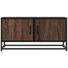 vidaXL TV Cabinet Brown Oak Engineered wood, Metal 31.5x13.6x15.7 in
