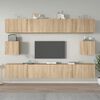 vidaXL TV Cabinet Set Set of 6 Sonoma Oak Engineered Wood Multiple Sizes