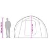 vidaXL Family Tent Tunnel 8-Person Blue Waterproof