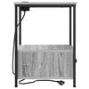 vidaXL Bedside Cabinet Grey Sonoma 16.54 x 16.14 x 22.05 in