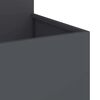 vidaXL Garden Planter Anthracite 80 x 80 x 60 cm Steel