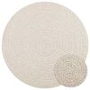 vidaXL Rug Cream Polypropylene &Oslash; 47.2 in UV-resistant materials Rug