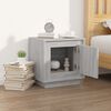 vidaXL Bedside Cabinet Grey Sonoma Engineered wood Medium