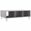 vidaXL Coffee Table Gray Sonoma Engineered wood, Iron Medium
