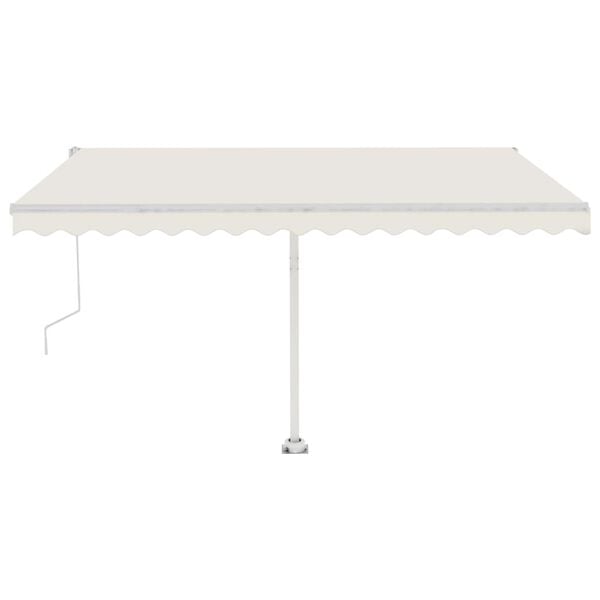 vidaXL Retractable Awning Cream