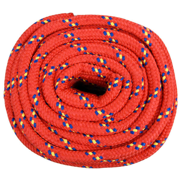 vidaXL Boat Rope Red 0.79 " 328.1 ' Polypropylene