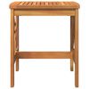vidaXL Side Table Brown Solid Acacia wood