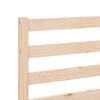 vidaXL Bed Frame Natural 208.6 x 157.6 x 69.4 cm Solid Pine Wood