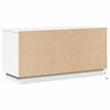vidaXL TV Cabinet White 39.37 x 14.96 x 19.29 in Engineered Wood