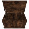 vidaXL Storage Box Smoked Oak Engineered Wood Medium Storage Box
