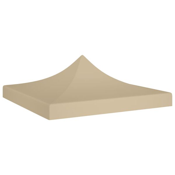 vidaXL Party Tent Roof 6.6'x6.6' Beige 0.9 oz/ft²