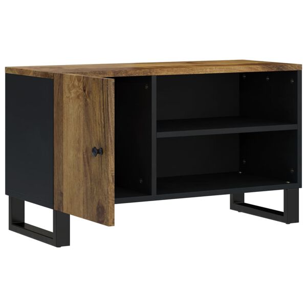 vidaXL TV Cabinet Honey Brown and Black