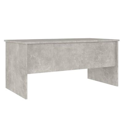 vidaXL Coffee Table Concrete Gray 40.2"x19.9"x18.3" Engineered Wood