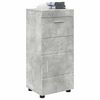 vidaXL Bathroom Cabinet Set with Drawer TULUM Concrete Grey