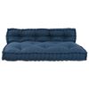 vidaXL Sofa Cushion 2 pcs Indigo Fabric