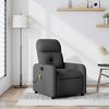 vidaXL Massage Recliner Chair Dark gray