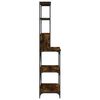 vidaXL Baker's Rack 6-Tier Smoked Oak 35.4x15.7x70.9" Engineered Wood