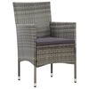 vidaXL Sofa Set Grey and dark grey (cushion)