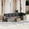 vidaXL Garden Sofa Set Grey