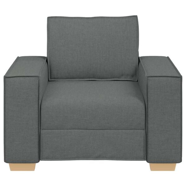 vidaXL Sofa Chair Dark Grey 39.4"x30.7"x33.1" Fabric