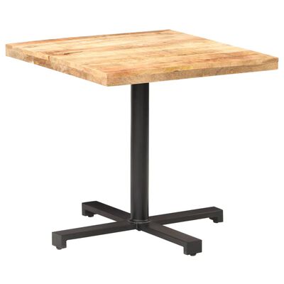vidaXL Bistro Table Square 31.5"x31.5"x29.5" Rough Mango Wood
