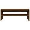 vidaXL Coffee Table Brown Oak Engineered Wood 39.4x15.7x15.7 in