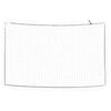 vidaXL Trailer Net with Elastic Rope White 6.9x4.1' PP