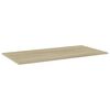 vidaXL Shelf Set of 4 Sonoma Oak Engineered Wood Medium Simple Shelf