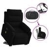 vidaXL Electric Stand up Massage Recliner Chair Black Velvet