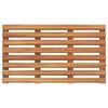 vidaXL Bath Mat Set of 2 Natural Acacia Solid acacia wood 22.0 x 14.6 in