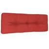 vidaXL Pallet Cushion Red Fabric (100% polyester)