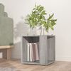 vidaXL Side Table Grey Sonoma Engineered Wood Small Side Table Square