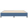 vidaXL Platform Bed Frame Blue 78.74 x 78.74 in Fabric