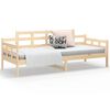 vidaXL Day Bed Natural Pine Solid pine wood and plywood Twin