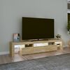 vidaXL TV Cabinet Sonoma Oak Engineered Wood Large TV Cabinet