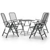 vidaXL Garden Dining Set Anthracite
