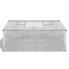 vidaXL Greenhouse Aluminum Aluminum frame and polycarbonate panels Large