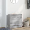 vidaXL Shoe Cabinet Gray Sonoma Engineered Wood