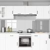 vidaXL Kitchen Backsplash 2 pcs Light Grey 47.24 x 23.62 in