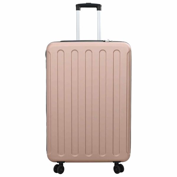 vidaXL Suitcase Folding Rose Gold 50 x 30 x 76 cm ABS Plastic