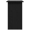 vidaXL Desk Black Oak Engineered Wood 31.5 in Desk Rectangular