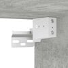 vidaXL TV Wall Cabinet Concrete Grey Engineered wood Medium