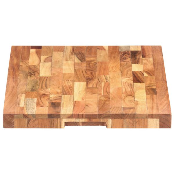 vidaXL Chopping Board 23.6"x15.7"x1.6" Solid Wood Acacia