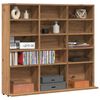 vidaXL CD Cabinet Artisan Oak Engineered Wood Medium
