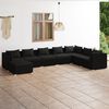 vidaXL Garden Lounge Set Black